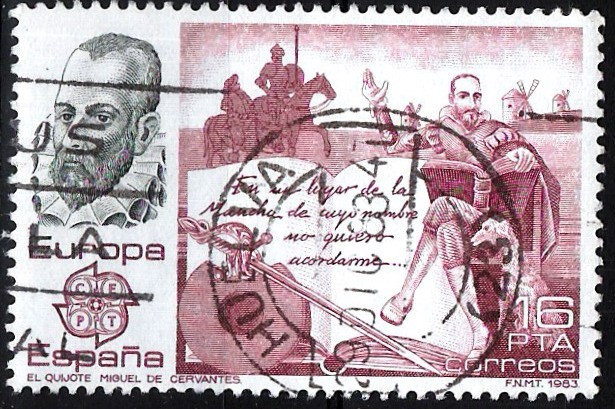 2703 Europa-CEPT. Miguel de Cervantes y El Quijote.(3)