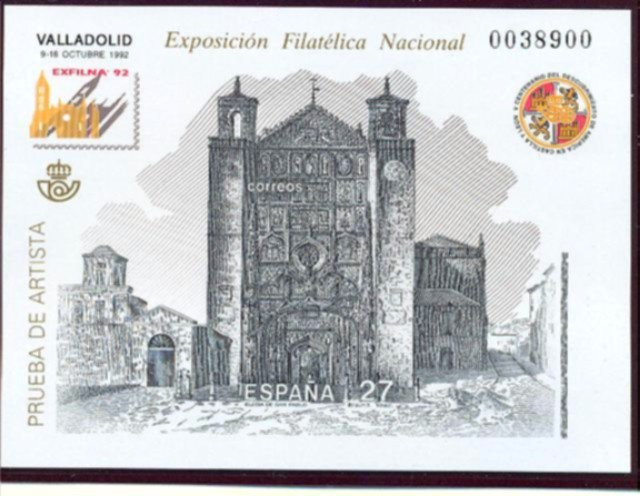 9 de Octubre Exposición Filatelica Nacional Exfilna 92