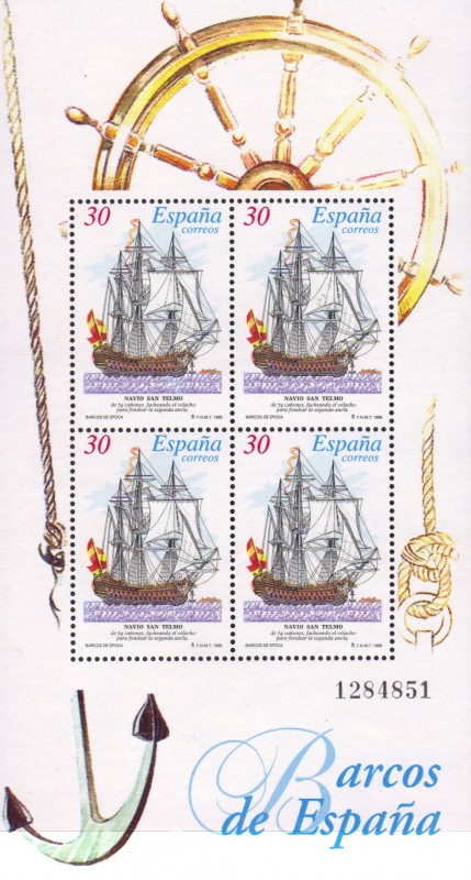 1995 - BARCOS DE EPOCA Navío San Telmo