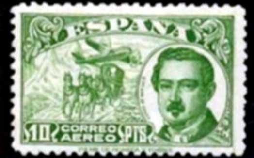 12 de octubre Conde de San Luis, Correo Aereo Codigo Edifil (990)