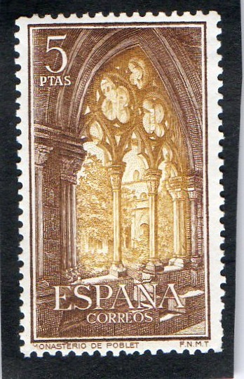 1497- REAL MONASTERIO DE SANTA MARIA DE POBLET. DETALLE DEL CLAUSTRO.