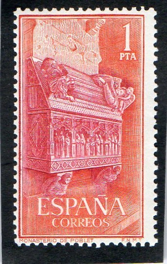 1495- REAL MONASTERIO DE SANTA MARIA DE POBLET. TUMBA DE MARTÍN.