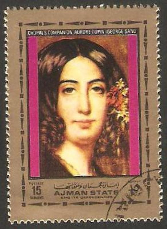 Chopin, su compañera Amandine Aurore Lucile Dupin, George Sand