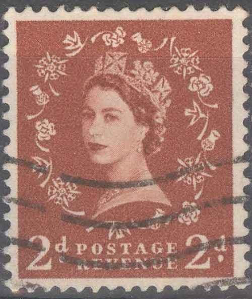 REINO UNIDO_SCOTT 356 REINA ISABEL. $0.2