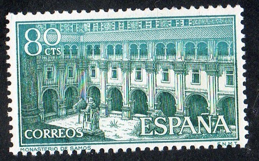 1322- REAL MONASTERIO DE SAMOS . CLAUSTRO.