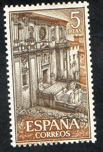 1324- REAL MONASTERIO DE SAMOS. FACHADA.