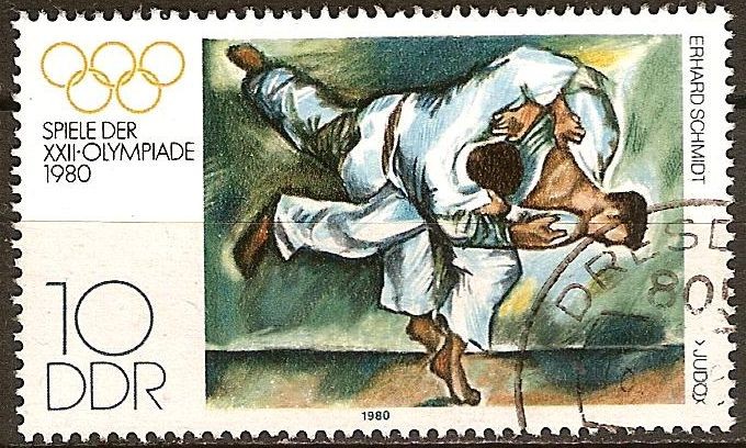 XIII-Juegos Olimpicos de Moscú 1980,Judo (DDR).