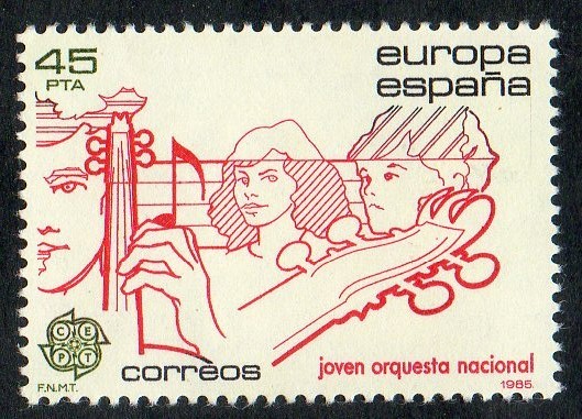 2789- EUROPA- CEPT. JOVEN ORQUESTA NACIONAL.