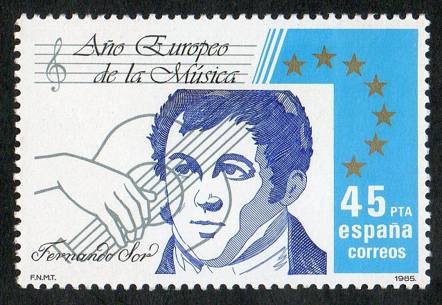 2805- AÑO EUROPEO DE LA MÚSICA. FERNANDO SOR.