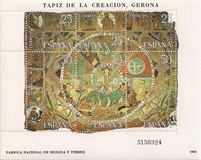 Tapiz de la Creación. Gerona Hoja Bloque