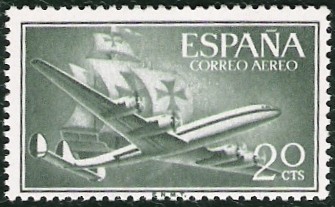 Superconstelación y Nao Santa Maria