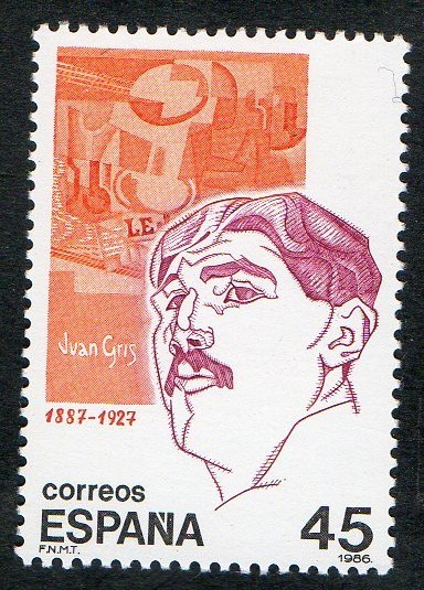 2856-  PERSONAJES. JUAN GRIS ( 1887-1927 ).