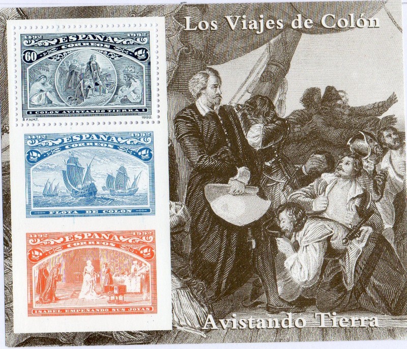 3206-  Colón y el Descubrimiento. Avistando Tierra.
