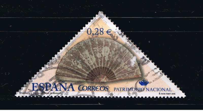Edifil  4164  Patrimonio Nacional. Abanicos.  