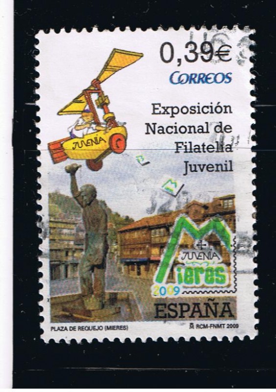 Edifil  4523  Exposición Nacional de Filatelia Juvenil. Juvenia¨ 2009.  