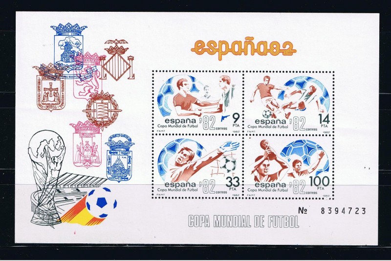 Edifil  2665  Copa Mundial de Fútbol España ´82.  