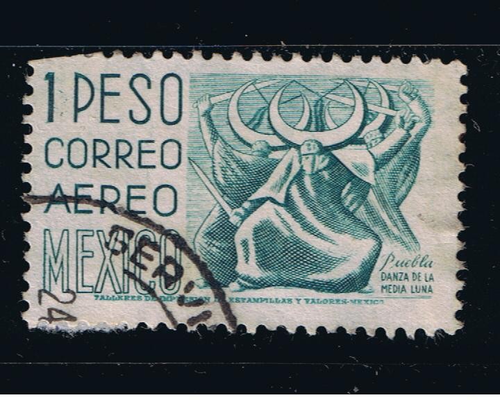 Puebla .  Danza de la media luna.