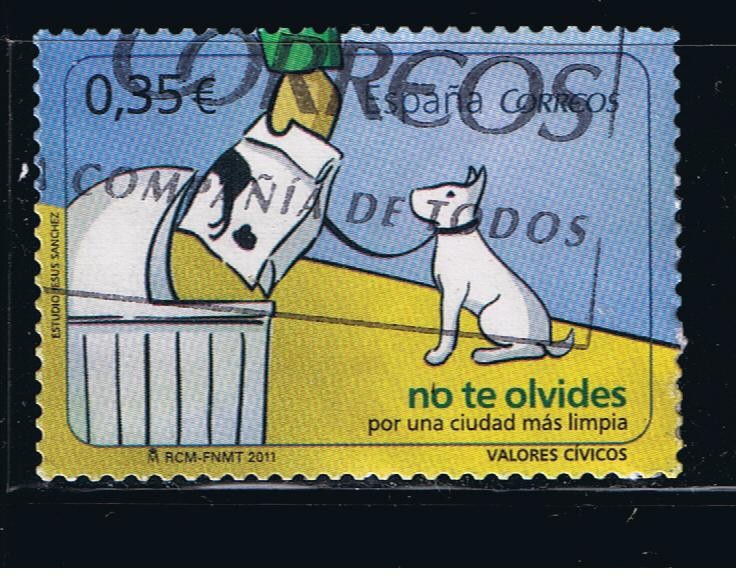 Edifil  4639  Valores cívicos.  