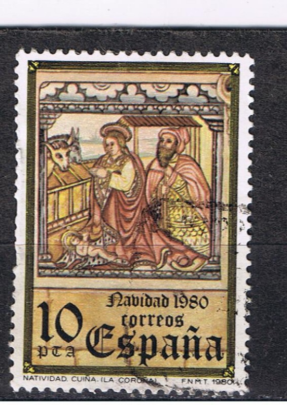 Edifil  2593  Navidad´80  