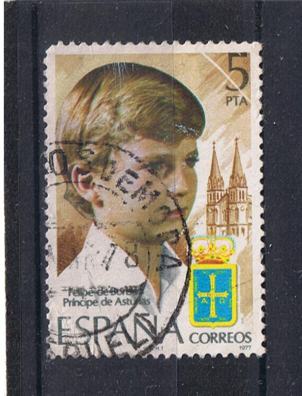 Edifil  2449  Felipe de Borbón, Príncipe de Asturias.  