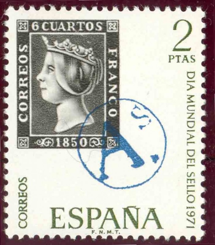 1971 Dia Mundial del Sello - Edifil:2033