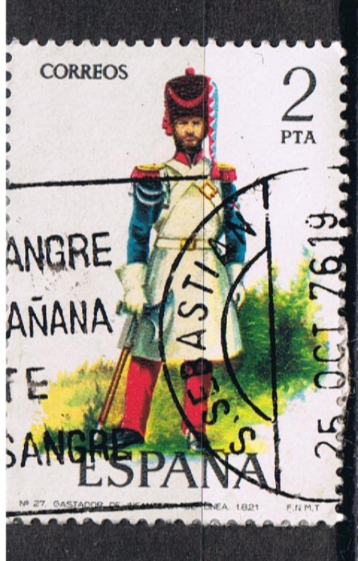 Edifil  2351  Uniformes militares.  
