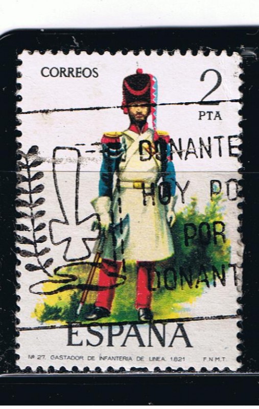 Edifil  2351  Uniformes militares.  