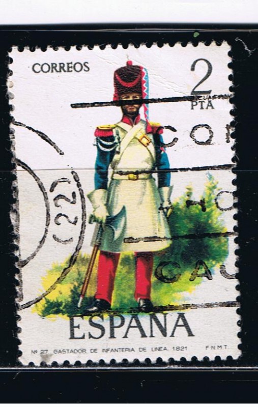 Edifil  2351  Uniformes militares.  