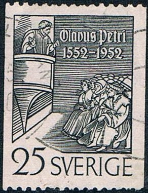 4º CENT. DE LA MUERTE DE OLAVUS PETRI, PADRE DE LA REFORMA. Y&T Nº 367