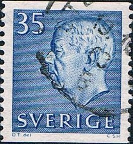 GUSTAVO VI ADOLFO 1961-68. Y&T Nº 467