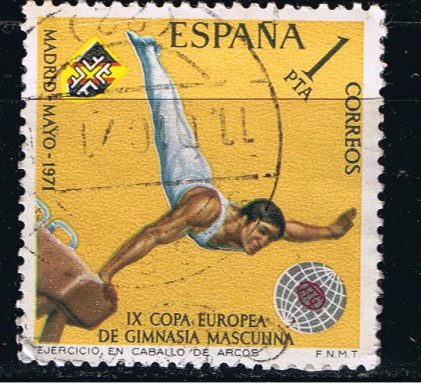 Edifil  2034  IX  Campeonato europeo de gimnasia masculina.  