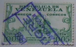 OFICINA PRINCIPAL DE CORREOS DE CARACAS