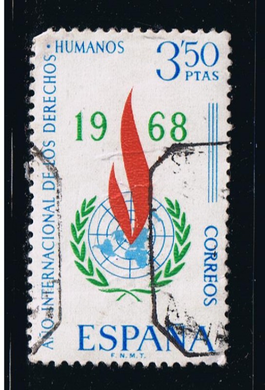 Edifil  1874  Año Internacional de los Derechos Humanos. 