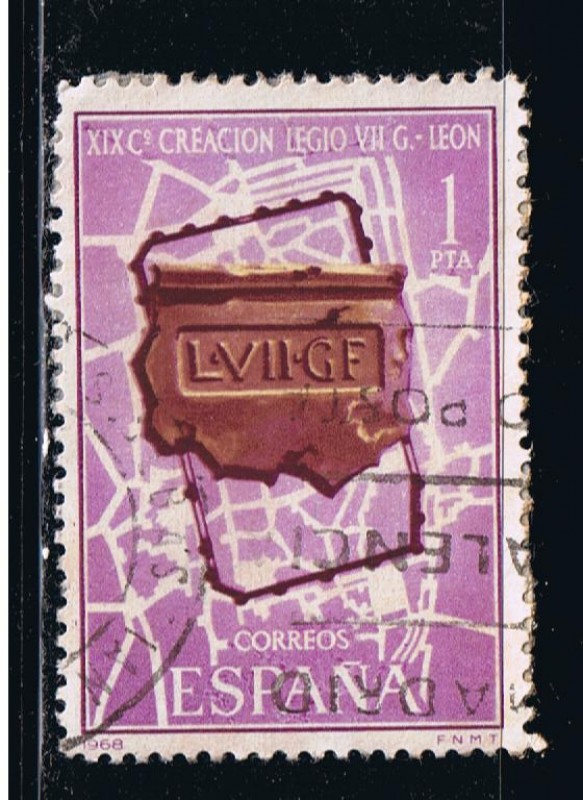 Edifil  1871  XIX Centenario de la Legio VII Gémina, fundadora de León.  