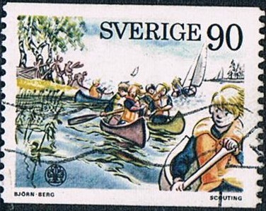 SCOUTISMO EN SUECIA. Y&T Nº 900
