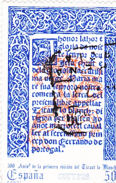 500 años de la primera edición de Tiran lo Blanch