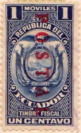 1929 Sobreimpreso en Rojo