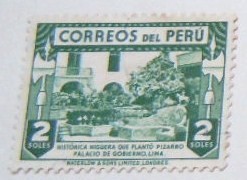 HISTORICA HIGUERA QUE PLANTO PIZARRO PALACIO DE GOBIERNO - LIMA