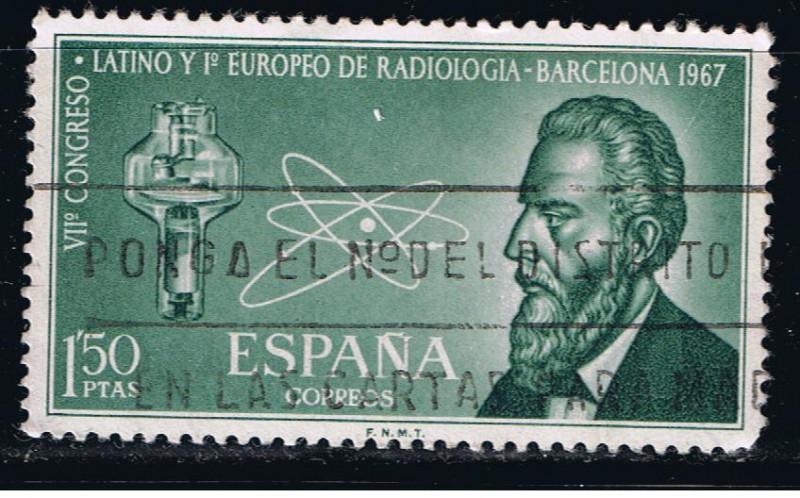 Edifil  1790  VIII Congreso Latino y I Euro-pero de Radiología en Barcelona.  