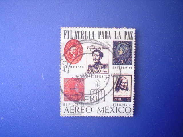 Filatelia para la paz AEREO MEXICO 