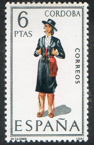 1840- Trajes típicos españoles. Córdoba.