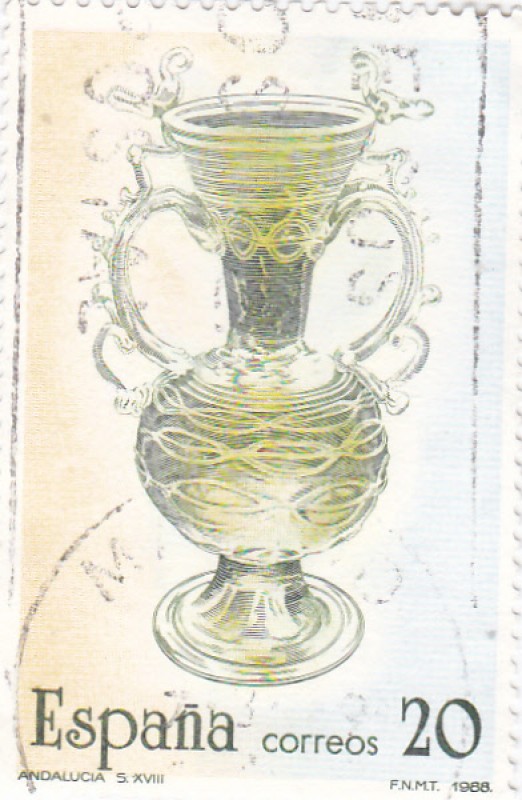 Artesanía Española Vidrio - Anadalucía s.XVIII    (C)