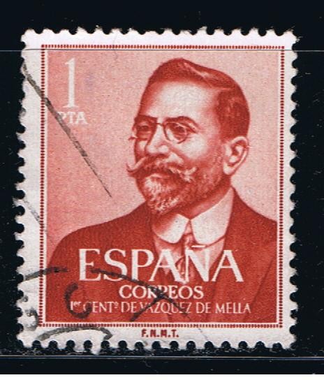 Edifil  1351  I Cente. del nacimiento de Juan Vázquez de Mella ( 1861 - 1928 ).  