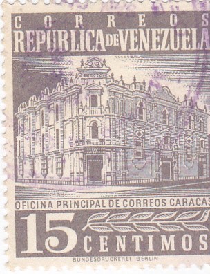 oficina principal de correos Caracas