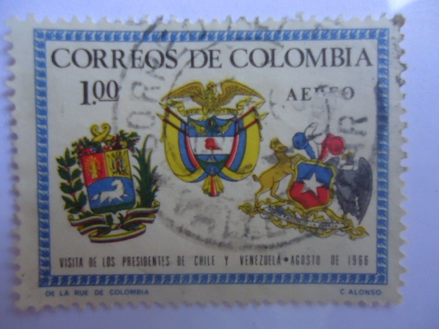 Visita de los Presidentes de CHILE y VENEZUELA - Agosto de 1966