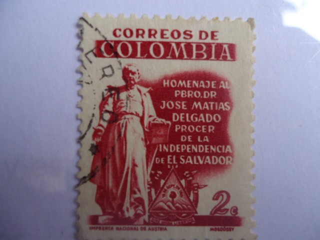 Homenaje al Pbro.Dr.José Matias Delgado,procer de la Ind.de El Salvador