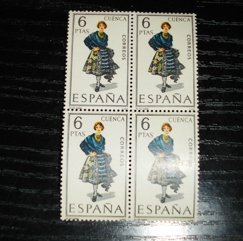 Trajes regionales españa -Cuenca -1970