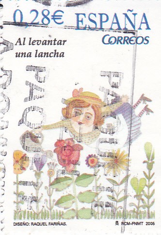 Al levantar una lancha    (E)