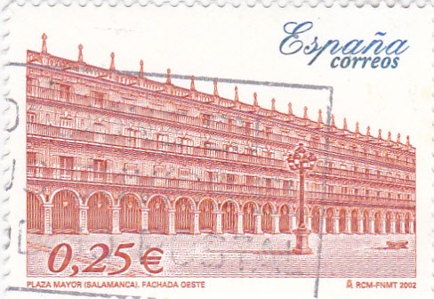 Plaza Mayor de Salamanca  fachada oeste    (F)