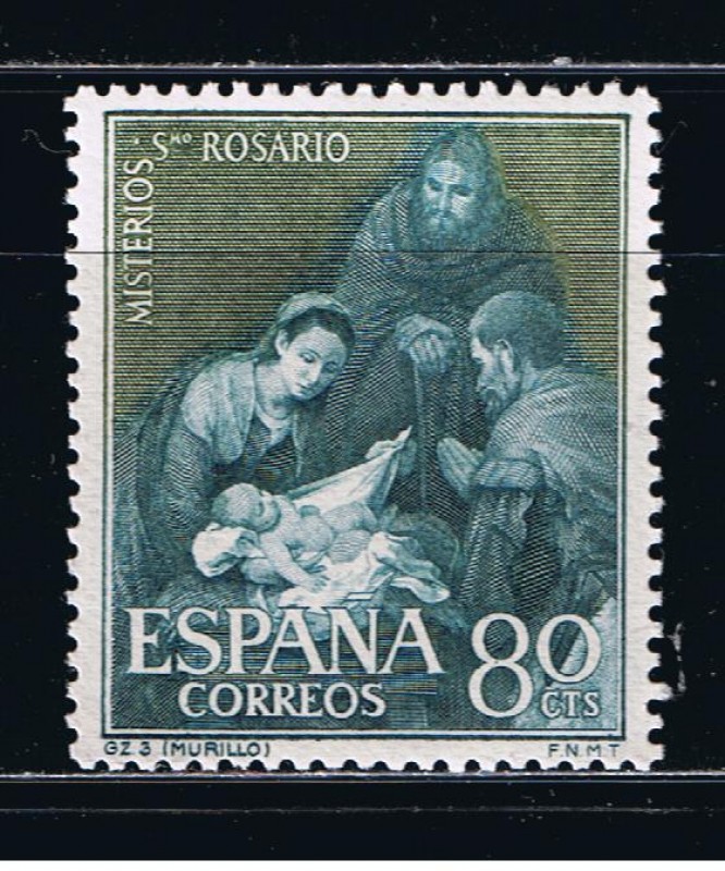 Edifil  1465  Misterio del Santo Rosario.  